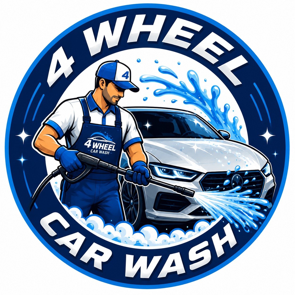 4 Wheel Car Wash Offer